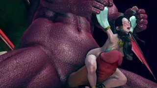 3D动画-巨大的怪物他妈的阿拉伯公主